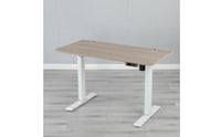 Built-in Keypad Electric Standing Desk Two-Leg Frame Height Adjustable Desk Rectangular Tabletop Height Adjustable Workstation Flat Desktop