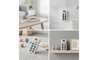 Handheld Sensory Toy with Pressable Controls Educational Interactive Toy with Light and Sound for Toddlers