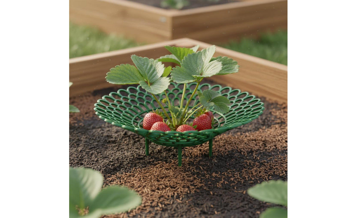 Prevents Decay Strawberry Growing Rack Keeps Berries Clean Strawberry Support Frame Improves Air Circulation Fruit Support Cradle Long-Lasting & Reusable for Potted Plants, Balcony Garden, Raised Beds