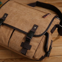 Notebook Bag for Men and Women with Shoulder Strap, Versatile School Bag and Crossbody Bag for Dog Walking, 12-inch Notebook Compartment