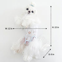 Four-Leg Belly Wrap Jumpsuit and Breathable Pet Clothes, Sleeveless Sun Protection Dog Suit, Printed Post-Surgery Pet Suit for Recovery and Pets