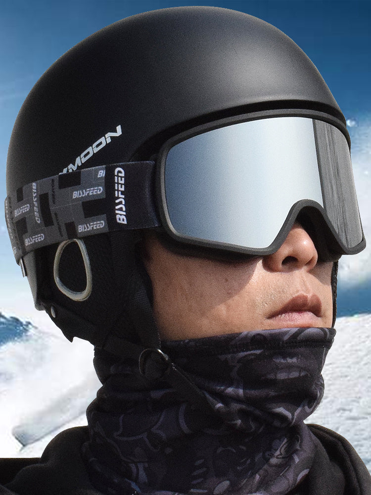 滑雪镜防雾滑雪护目镜男双层柱面单板滑雪眼镜女卡近视雪地防风镜