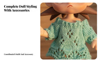 BJD Doll Clothes Cute Doll Outfit Dress Hat Handcrafted Appearance Toy Accessory for Hobbyists