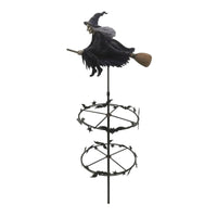 Witch Wind Rotator Spooky Wind Rotator with Witch Gothic-Themed