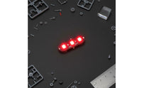 Tiny Toggle Switch LED High Brightness 3-LED Switch Light Compact Design Powered Light Board for DIY Enthusiasts, Scale Models, Craft Projects