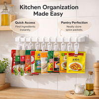 Cabinet and Sink Storage Hook for Organized Areas, Multi-functional S-Shaped Kitchen for Rags and Gloves, Utility Hanging Clip Set
