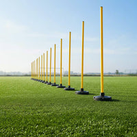 Adjustable Agility Pole High-Visibility Color Telescopic Training Pole Portable Football Drill for Athletes, Dog Trainers, Backyard Practice