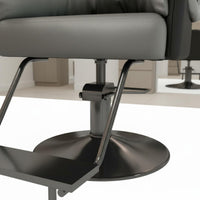 Hydraulic Barber Chair Adjustable Height Swivel Hair Cutting Chair Easy to Clean for Hairstylists, Barbers