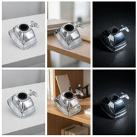 Drum Bracket with Tightening Knob Metal Drum Mounting Bracket Silver for Drummers