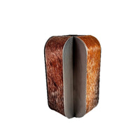 Vase with Horsehair Panel Minimalist Decorative Metal Vase Bronze for Tabletop