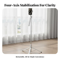 Selfie Stick Tripod Anti-Steady Bluetooth Selfie Stick Ph Single Tripod Stand Adjustable Height on-Air Presentation Broadcasting