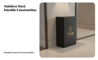 2 Pieces Hollow-out Design Decorative Fire Containment Unit Box Aesthetic and Practical Commercial Fire Containment Unit Enclosure Rolled Rim Craftsmanship Safety Equipment Reach Ory for Interior Designers, Business Owners, Shops, Hotels