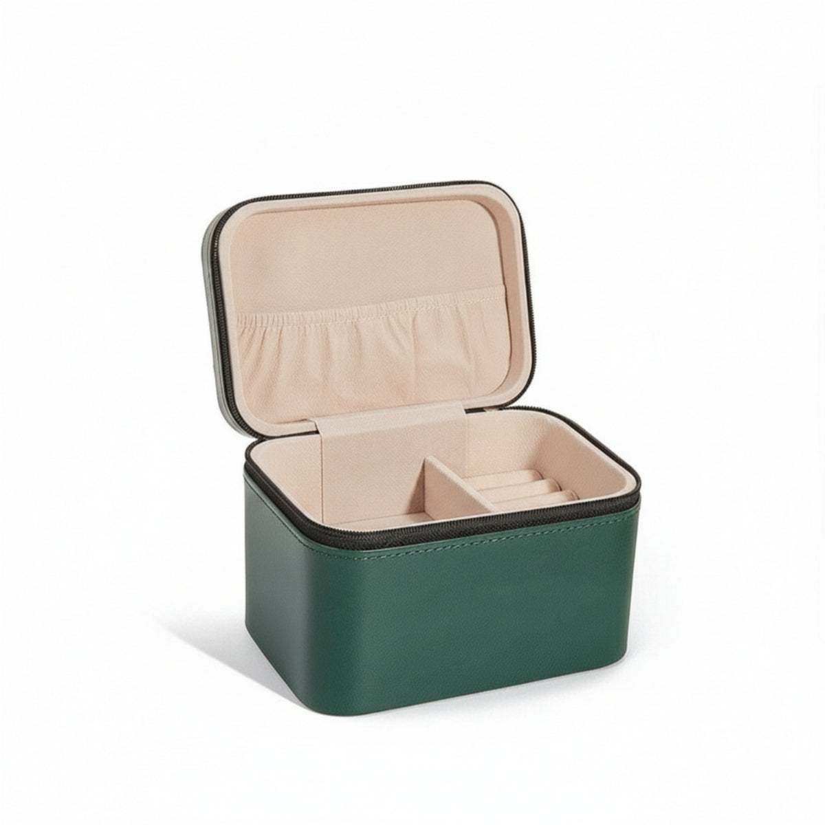 Zippered Bangle Organizer Box Compact Bangle Storage Box Portable Bracelet Organizer Safeguarding for Travelers
