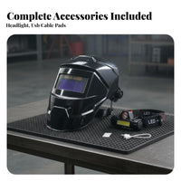 High Temperature Resistant Auto-Darkening Metalworking Helmet /IR Protection Auto Darkening Metalworking Helmet Fast Switching Speed