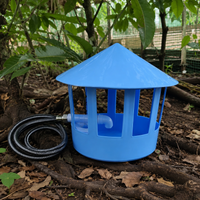 Automatic Chicken Waterer, Small Plastic Water Dispenser, Easy to Clean for Poultry