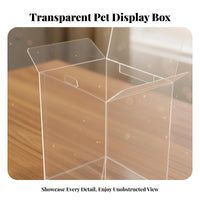 4 Inch Vinyl Figure Protector Sturdy PET Material 4 Inch Figure Protector Vinyl Figure Case Particles-Resistant Clear Plastic
