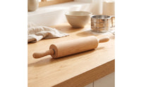 Rolling Pin Polished Wooden Rolling Pin Pastry Roller Sanded Wooden Pastry Roller Classic for Bakers, Dumpling Making