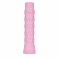 Racket Handle Sleeve with Hexagonal Texture Non-Slip Racket Grip Sleeve Handle Cover Cushioned Grip Wrap Silicone