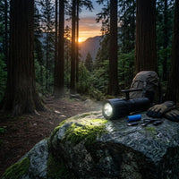 Battery Indicator Rechargeable Handheld Searchlight Side Button Zoom Searchlight Shoulder Strap Portable LED Beam Light Charging Cable