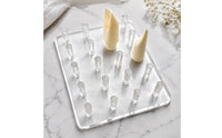 Acrylic Mouthpiece Display Board with Posts Transparent Saxophone Mouthpiece Stand Clear Multi-Slot for Saxophonists, Clarinetists