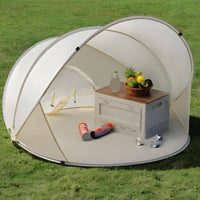 Protection Quick-Setup Beach Tent Water Resistant Automatic Sun Shade Lightweight Portable Camping Shelter for Park