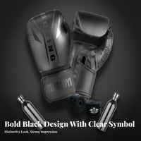 Wrist Support Boxing Gloves Thick Padding Kickboxing Training Gloves Long-Lasting Safeguarding Gear Breathable for Adults, Women, Fighters, Muay Thai, MMA, Fitness Workout, Gym