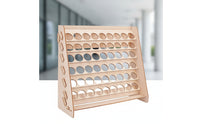 Paint Storage Organizer Tiered Paint Rack Wooden for Painters, Hobbyists, Art Room, Studio, Classroom