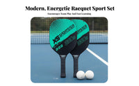 Pickleball Paddle Set Lightweight Design Pickleball Game Set Sports Equipment Sturdy Large Sweet Area for Adults, Outdoor Play