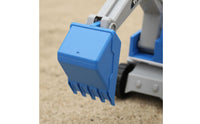 Realistic Design Toy Excavator Digger Movable Parts Toy Excavator Rounded Corners Beach Digger Vehicle Heavy Duty for Boys, Kids