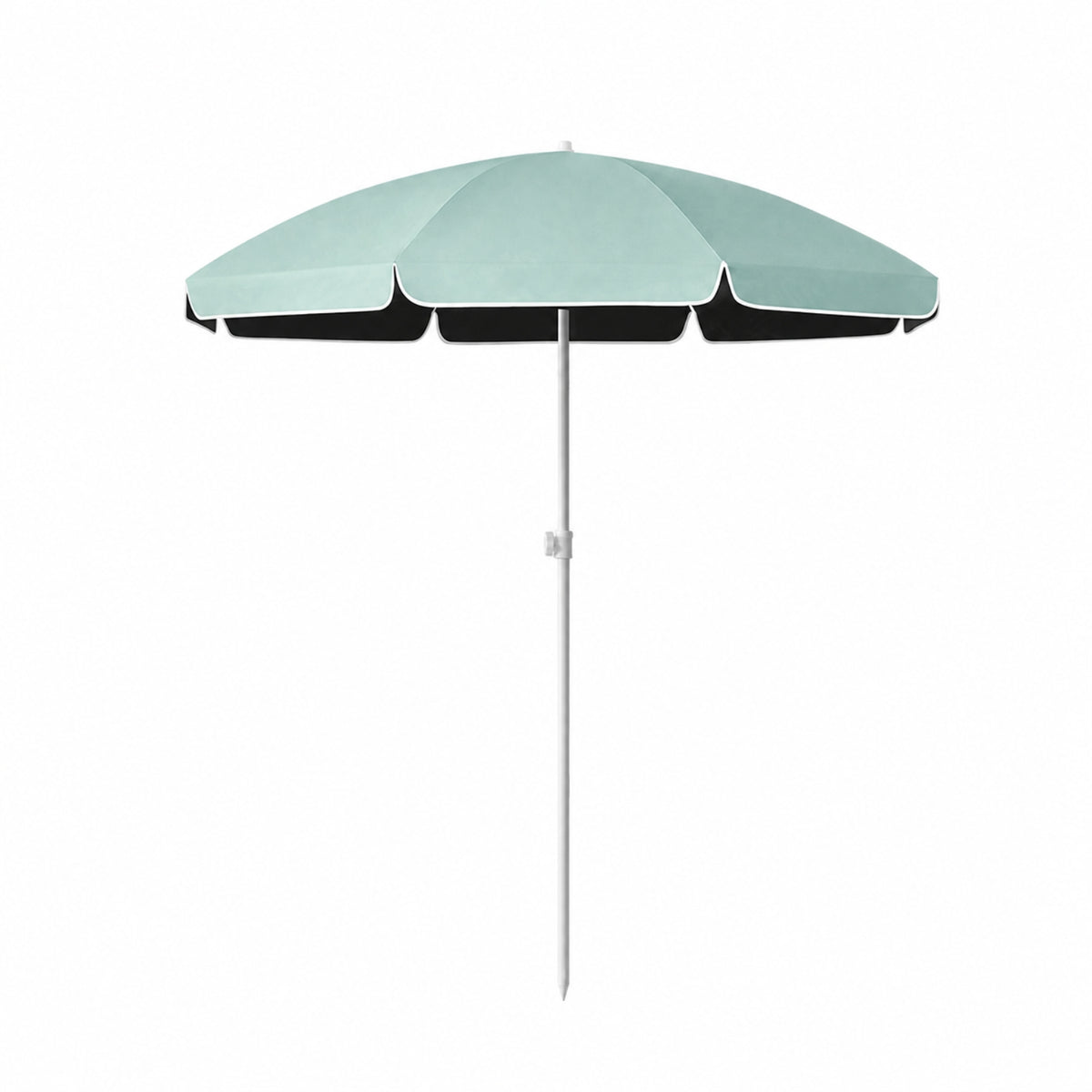 Zunchi Beach Umbrella UPF50+ Outdoor Sun Shade with Black Coating