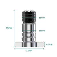 Quick Change Electric Wrench Adapter CR-V Steel Square Drive Adapter Power Wrench Converter High Hardness for Mechanics, Repair Workers, Workshop, Garage
