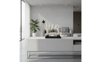 Minimalist Abstract Horse Sculpture Modern Horse Sculpture with Base Matte Freestanding for Living Room