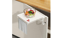 Foldable Cabinet Door Shelf Detachable Hanging Countertop Extender over the Door Storage Rack Versatile for Bathroom