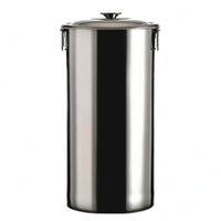 Stainless Steel Storage Bucket Tall Stainless Steel Bucket Easy to Clean Kitchen Supply