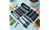 10 Pieces Hand Tools Sushi Making Kit Rectangular Rice Mold Set for Home Kitchen