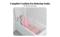 Full Full-Length Bathtub Pad Quick Drying Non-Slip Bathtub Mat Spa Bath Mat Skin-Gentle Cushioned Tub Recliner Machine