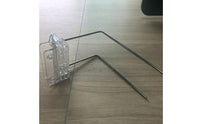 2 Pieces Fits Rimmed & Rimless Tanks Aquarium Light Mounting Bracket Flip-up Design Clamp-on Light Bracket Easy Installation Aquarium Lamp Support Stand for Paludarium