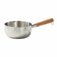 Thickened Body Japanese Milk Pot Even Heating Japanese Design Saucepan Lid Included for Home Cooking