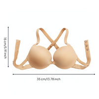 Handmade Underwire Bra Supportive Molded Cup Bra Secure Underwear Comfort for Stage Wear