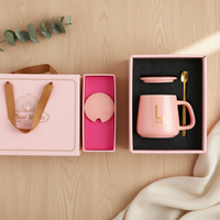 55°C Coffee Mug Warmer with Ceramic Mug Gift Set