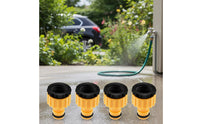6 Pieces Garden Hose Tap Connector Easy Installation Garden Hose Quick Connect 2-in-1 Threaded Faucet Adapter Robust Duty