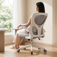 Ergonomic Office Chair Height-Adjustable Mesh Office Chair Breathable for Students, Study Room