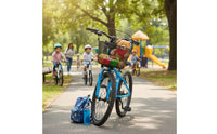 Reinforced Rim Children's Bike Basket Painted Finish Kids Cycle Basket