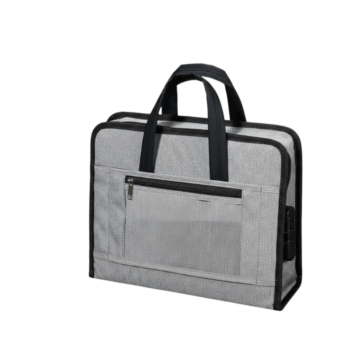 Multi-Layer Organization Official Stamp Storage Bag Large Capacity Document Case with Lock Sturdy Construction for Homeowners, Travel, Home