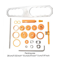 Bike Press Fit Tool Set Anodized Finish Bottom Bracket Tool Kit Easy to Use Wheel Hub Bearing Press for DIY Enthusiasts