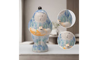 monster Figurine Hand Painted Ceramic Figurine Decorative Figurines for Living Room