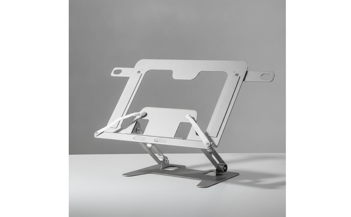 Metal Book Rest Foldable Book Stand with Base Ergonomic Holder for Readers, Students, Desk, Office
