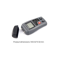 Handheld Wood Moisture Meter Accurate Digital Moisture Meter Easy Use Dampness Meter Colored Indicators for Material Inspection