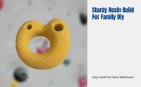 Wall Climbing Hold Non-Slip Surface Textured Rock Holds Child-Safe Easy Installation for Adults, Indoors, Indoor, Kindergarten