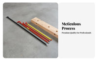 High Hardness Heavy Duty Steel Crowbar Shock Resistant Nail Puller Extra Strength Nail Puller Crowbar Anti-Deformation for Construction Workers, DIY Enthusiasts, Emergency Rescue, Job Sites, Home Renovation, Workshop
